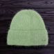 Комплект жіночий зимовий ангоровий на флісі (шапка+бафф) ODYSSEY 55-58 см Зелений 13934 - 13006 13934 - 13006 фото 4
