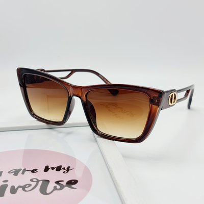 Сонцезахисні окуляри M&J Жіночі коричневий градієнт (7103) 7103 фото
