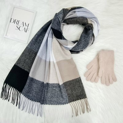 Комплект жіночий зимовий (шарф+рукавички) M&JJ One size Бежевий 1080 - 4192 1080 - 4192 фото