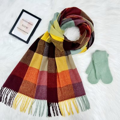 Комплект жіночий зимовий (шарф+рукавиці) M&JJ One size пудровий 8024 - 4149 8024 - 4222 фото