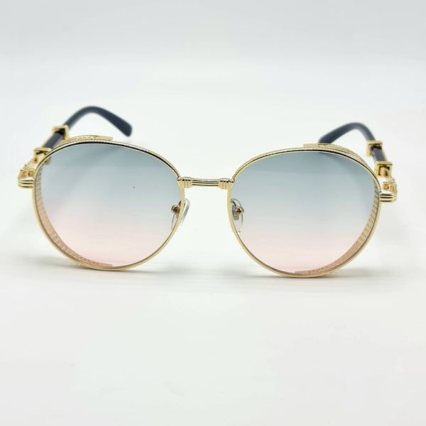 Сонцезахисні окуляри M&J Жіночі блакитно-рожевий градієнт (7058) 7058 фото