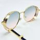 Сонцезахисні окуляри M&J Жіночі блакитно-рожевий градієнт (7058) 7058 фото 5