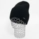 Комплект жіночий зимовий ангора з вовною (шапка+рукавички) ODYSSEY 56-58 см чорний 12527 - 4062 12527 - 4062 фото 5