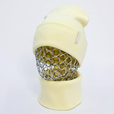 Комплект жіночий демісезонний віскозний шапка+шарф-снуд Odyssey 56-59 см жовтий 12730 - 12599 динго комплект фото