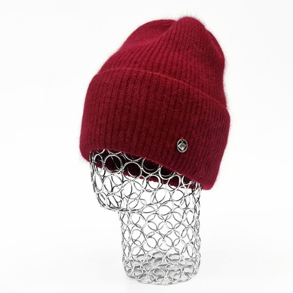 Комплект жіночий зимовий ангоровий (шапка+бафф) ODYSSEY 56-58 см Рубіновий 13574 - 13018 13574 - 13018 фото
