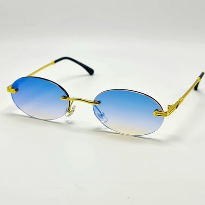 Сонцезахисні окуляри M&J Жіночі голограма блакитний (6004) 6004 фото