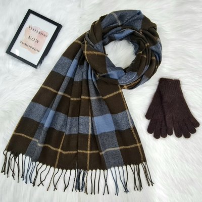 Комплект жіночий зимовий (шарф+рукавички) M&JJ One size шоколадний 8061 - 4189 8061 - 4189 фото