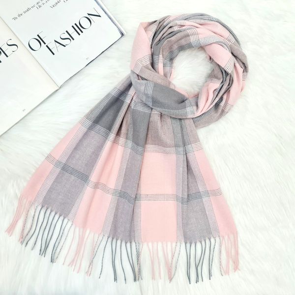 Комплект жіночий зимовий (шарф+рукавички) M&JJ One size Рожевий - сірий 8050 - 4071 8050 - 4071 фото