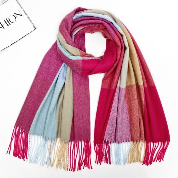 Комплект жіночий зимовий (шарф+рукавички) M&JJ One size малиновий 1120 - 4186 1120 - 4186 фото