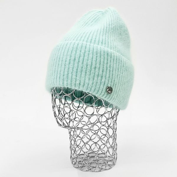 Комплект жіночий зимовий ангоровий (шапка+бафф) ODYSSEY 56-58 см М'ятний 13604 - 13054 13604 - 13054 фото