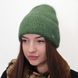 Комплект жіночий зимовий ангоровий на флісі (шапка+шарф+рукавиці) ODYSSEY 56-58 см різнокольоровий 12996 - 8047 - 4142 латина фото 6