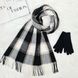 Комплект жіночий зимовий (шарф+рукавички) M&JJ One size чорний-сірий 8064 - 4062 8064 - 4062 фото 1