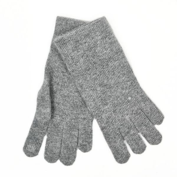 Комплект жіночий зимовий (шарф+рукавички) M&JJ One size сірий + чорний 8064 - 4113 8064 - 4113 фото
