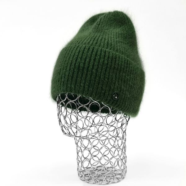 Комплект жіночий зимовий ангоровий (шапка+бафф) ODYSSEY 56-58 см Зелений 13805 - 13089 13805 - 13089 фото