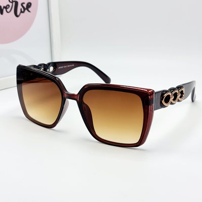 Сонцезахисні окуляри M&J Жіночі коричневий градієнт (7075) 7075 фото