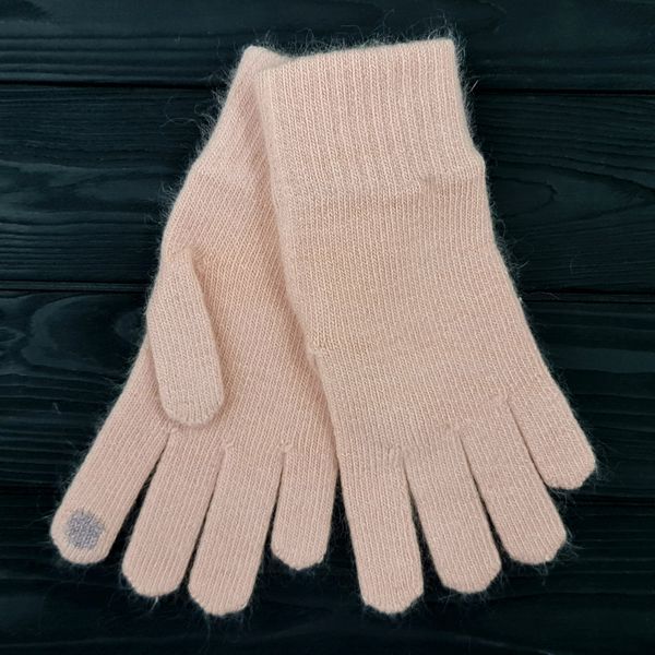 Комплект жіночий зимовий (шарф+рукавички) M&JJ One size пудровий 8018 - 4179 8018 - 4179 фото
