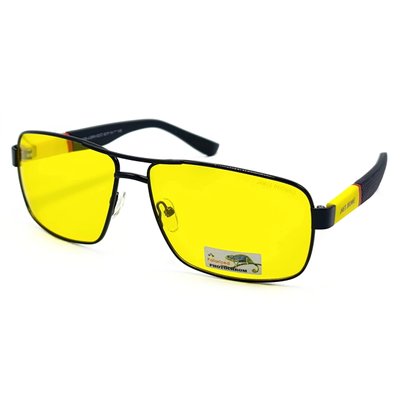 Сонцезахисні окуляри Чоловічі Поляризаційні з фотохромною лінзою JAMES BROWNE жовтий 3125 3125 фото
