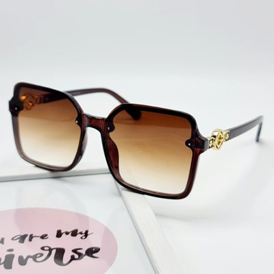 Сонцезахисні окуляри M&J Жіночі коричневий градієнт (7107) 7107 фото