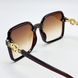 Сонцезахисні окуляри M&J Жіночі коричневий градієнт (7107) 7107 фото 5