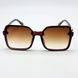 Сонцезахисні окуляри M&J Жіночі коричневий градієнт (7107) 7107 фото 3