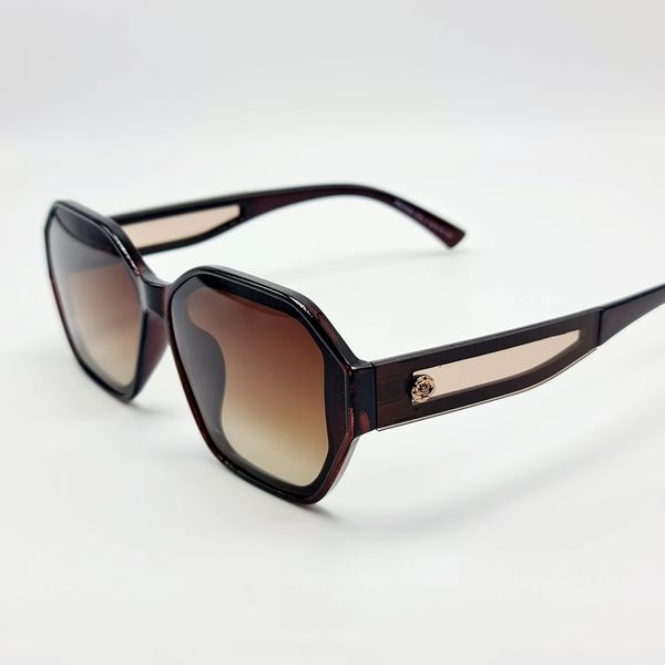 Сонцезахисні окуляри M&J Жіночі Поляризаційні коричневий градієнт (101) 101 фото