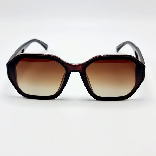 Сонцезахисні окуляри M&J Жіночі Поляризаційні коричневий градієнт (101) 101 фото