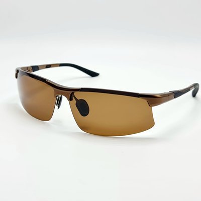 Солнцезащитные очки M&J Мужские Поляризационные коричневый (2124) 2124-1 фото