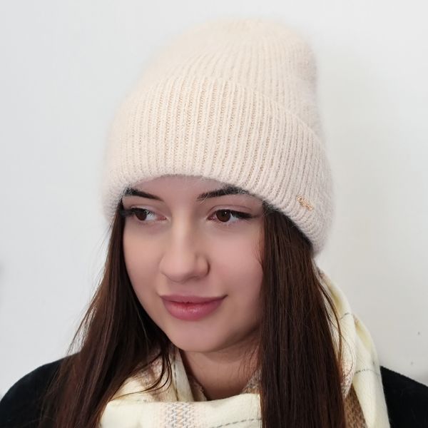 Комплект жіночий зимовий ангоровий на флісі (шапка+шарф+рукавиці) ODYSSEY 56-58 см різнокольоровий 12844 - 8008 - 4134 бристоль фото