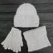 Комплект жіночий зимовий ангоровий на флісі (шапка+бафф+рукавички) ODYSSEY 56-59 см СІрий 13890 - 13090 - 4210 13890 - 13090 - 4210 фото 1