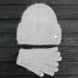 Комплект жіночий зимовий ангоровий на флісі (шапка+бафф+рукавички) ODYSSEY 56-59 см СІрий 13890 - 13090 - 4210 13890 - 13090 - 4210 фото 2