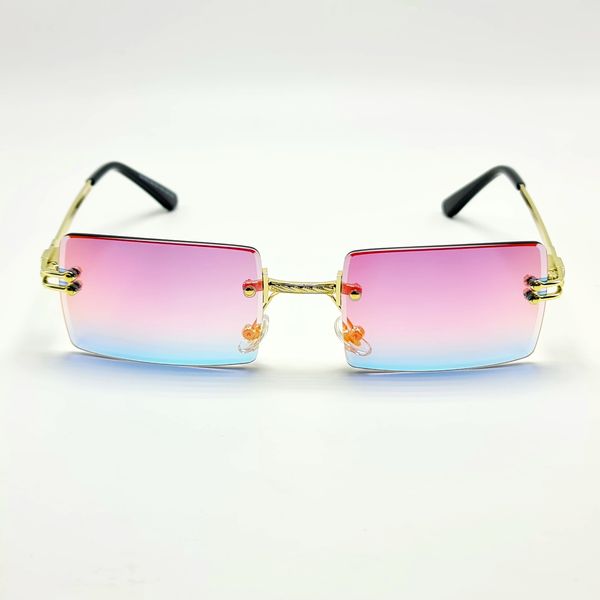 Сонцезахисні окуляри M&J Жіночі голограма рожево-блакитний (6006) 6006 фото