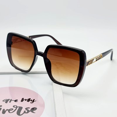 Сонцезахисні окуляри M&J Жіночі коричневий градієнт (7878) 7878 фото