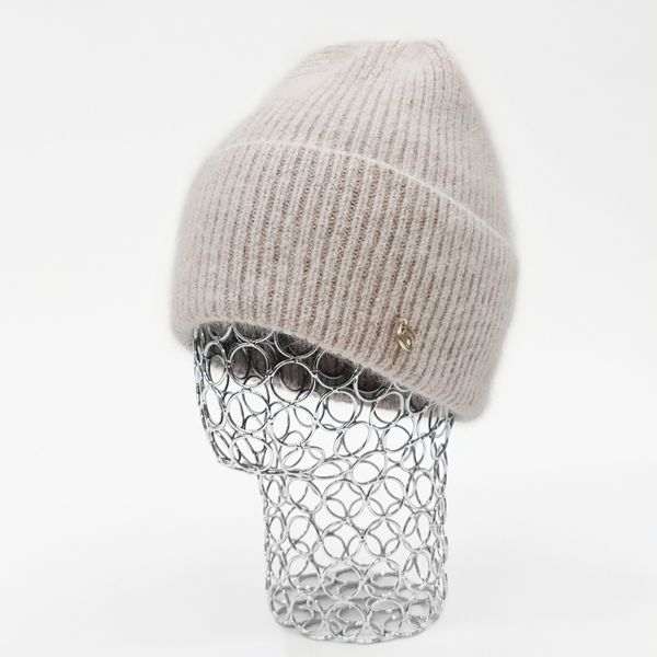 Комплект жіночий зимовий ангоровий (шапка+бафф) ODYSSEY 56-58 см Бежевий 13756 - 13020 13756 - 13020 фото