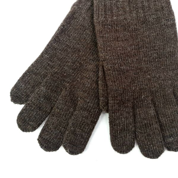 Перчатки чоловічіM&J (агора+шерсть+ПА) коричневий One Size (4014) перчатки мужские фото
