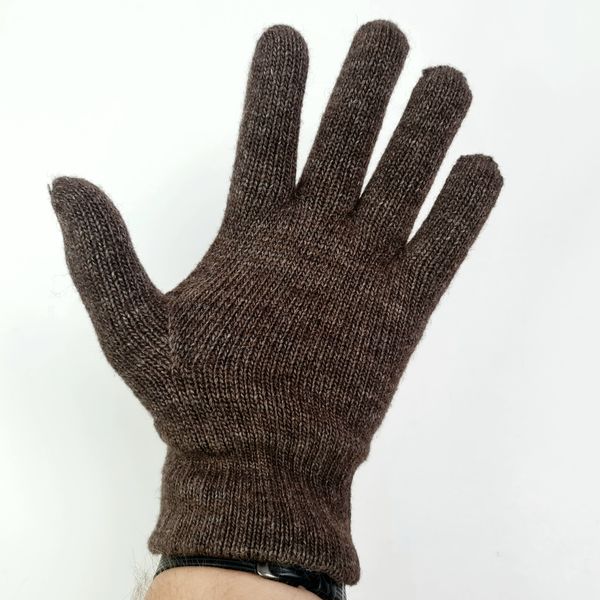 Перчатки чоловічіM&J (агора+шерсть+ПА) коричневий One Size (4014) перчатки мужские фото