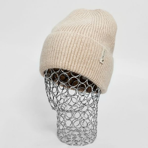 Комплект жіночий зимовий ангора з вовною на флісі (шапка+рукавички) ODYSSEY 57-59 см бежевий 12968 - 4063 12968 - 4063 фото