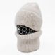 Комплект жіночий зимовий ангоровий (шапка+бафф) ODYSSEY 56-58 см Бежевий 13756 - 13020 13756 - 13020 фото 1