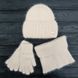Комплект жіночий зимовий ангоровий на флісі (шапка+бафф+рукавички) ODYSSEY 56-59 см Бежевий 13894 - 13129 - 4219 13894 - 13129 - 4219 фото 1