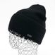 Шапка жіноча зимова (вовна+ПА) на флісі Odyssey 55-58 см Чорний 13145 парика фото 2