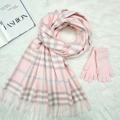 Комплект жіночий зимовий (шарф+рукавички) M&JJ One size Рожевий 2573 - 4071 2573 - 4071 фото