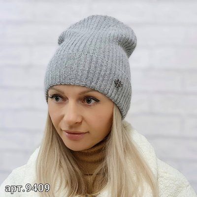 Шапка унисекс M&JJ ДЖОННИ-М Серый 9409 9409 фото