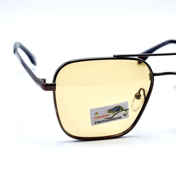 Солнцезащитные очки женские поляризационные с фотохромной линзой Polarized коричневый (259) 259 фото