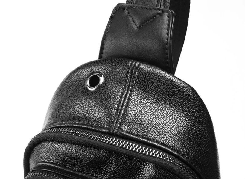Рюкзак M&J Однолямковий Чорний 17*37*6 (2226) 2226 фото