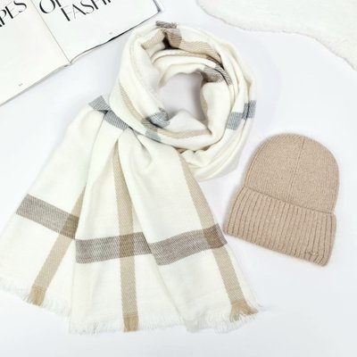 Комплект жіночий зимовий (шапка+шарф) ODYSSEY 55-58 см різнокольоровий 12539 - 8131 брюле фото