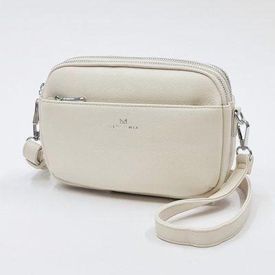 Сумка жіноча крос-боді Alex&Mia 21х15х10 см Айвори 4328 4328 фото
