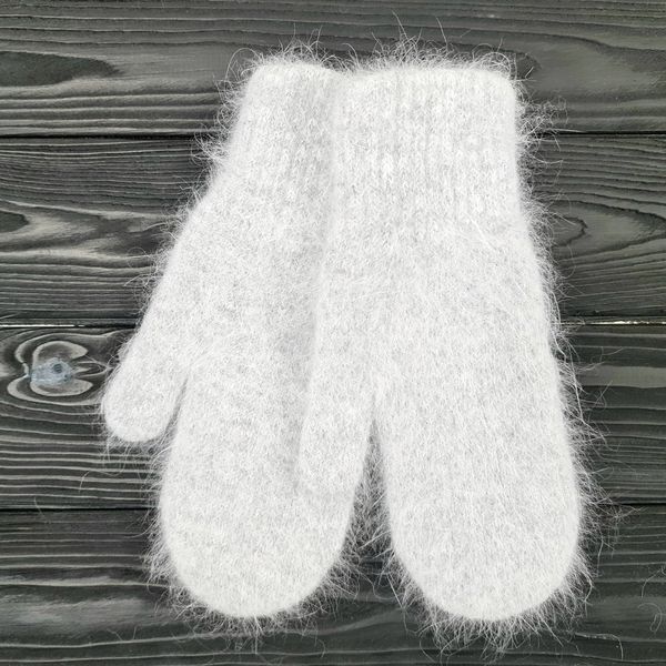 Комплект жіночий зимовий (шарф+рукавиці) M&JJ One size Сірий + чорний 1119 - 4131 1119 - 4131 фото