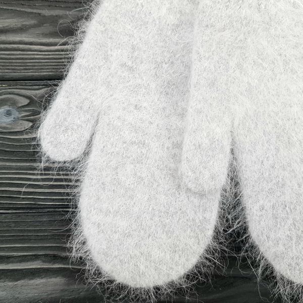 Комплект жіночий зимовий (шарф+рукавиці) M&JJ One size Сірий + чорний 1119 - 4131 1119 - 4131 фото
