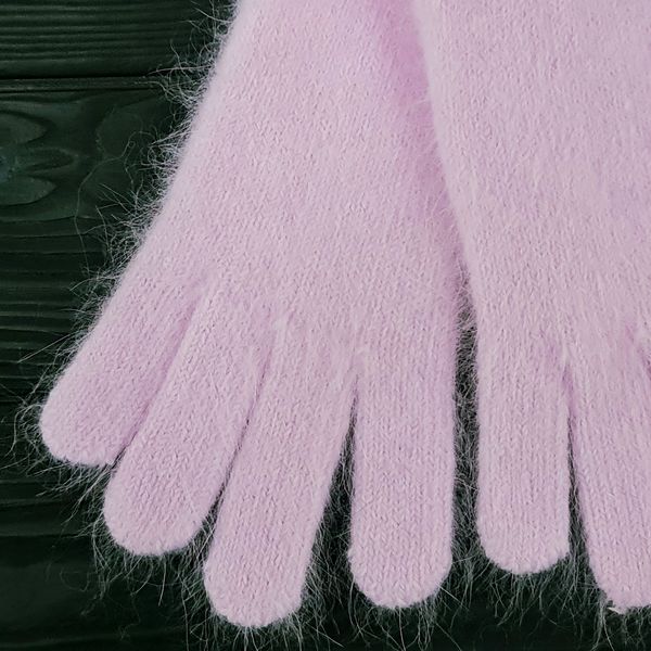 Комплект жіночий зимовий ангоровий на флісі (шапка+рукавички) ODYSSEY 57-60 см Рожевий 13823 - 4213 13823 - 4213 фото