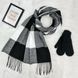 Комплект женский зимний (шарф+варежки) M&JJ One size черный 1119 - 4135 1119 - 4135 фото 1