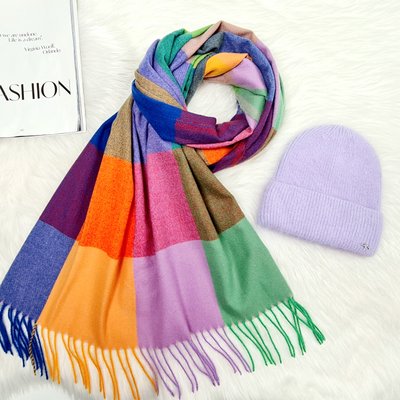 Комплект жіночий зимовий (шапка+шарф) ODYSSEY 56-58 см різнокольоровий 12833 - 1293 бристоль фото
